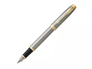 Ручка перьевая Parker «IM Metal Brushed Metal GT» - 2121931649
