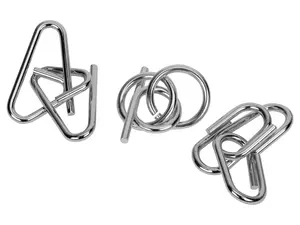 Набор из 3 металлических головоломок в мешочках «Enigma» - 212548500