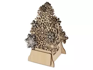 Декоративная фигура «Ель» с электрической свечой - 212625309