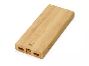 Внешний беспроводной аккумулятор из бамбука «Bamboo Air», 10000 mAh - 212392398