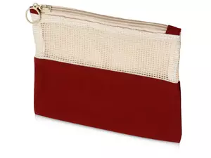 Косметичка «Mesh» хлопковая с сетчатой вставкой - 212837301