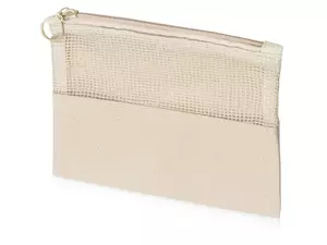 Косметичка «Mesh» хлопковая с сетчатой вставкой - 212837309