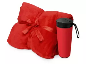 Подарочный набор «Dreamy hygge» с пледом и термокружкой - 212700347.01