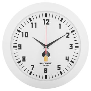 Часы настенные Vivid Large, белые - 0635590.60