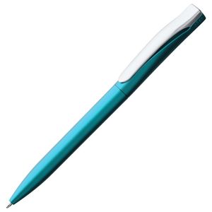 Ручка шариковая Pin Silver, голубой металлик - 0635521.44