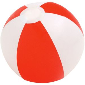 Надувной пляжный мяч Cruise, красный с белым - 06313441.50