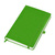 Бизнес-блокнот "Justy", 130*210 мм, светло-зеленый, твердая обложка,  резинка 7 мм, блок-линейка - 69021210/19