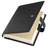 Ежедневник-портфолио Royal, черный, обложка soft touch, недатированный кремовый блок, подарочная коробка - 11021501.010