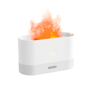 Светодиодный USB увлажнитель-ароматизатор Flame, белый Белый