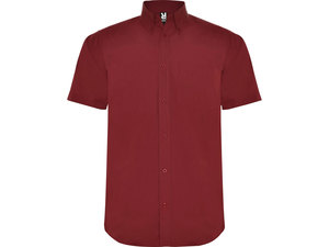 Рубашка «Aifos» мужская с коротким рукавом бордовый