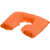 Надувная подушка под шею в чехле Sleep, оранжевая - 0635125.20