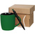 Набор Color Block: кружка и ручка, зеленый с черным - 06314345.93