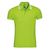 Рубашка поло мужская Pasadena Men 200 с контрастной отделкой, зеленый лайм с белым - 06300577794