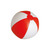 SUNNY Мяч пляжный надувной; бело-красный, 28 см, ПВХ - 690348094/08
