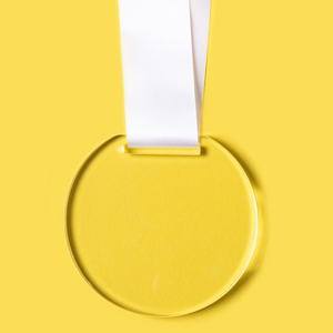 Медаль GLORY в подарочной упаковке, акрил прозрачный