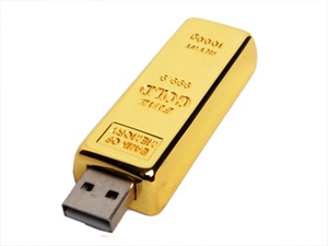 USB 2.0- флешка на 8 Гб в виде слитка золота - 2126581.8.05