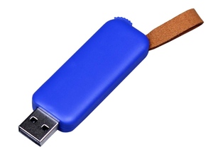 USB 2.0- флешка промо на 32 Гб прямоугольной формы, выдвижной механизм - 2126544.32.02