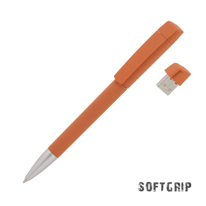 Ручка с флеш-картой USB 8GB «TURNUSsoftgrip M» - 32260278-10/8Gb