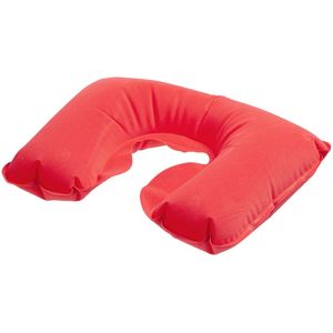 Надувная подушка под шею в чехле Sleep, красная - 0635125.50