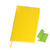 Бизнес-блокнот "Funky", 130*210 мм, желтый, зеленый форзац, мягкая обложка, блок- линейка - 69021209/03/15