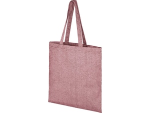 Эко-сумка «Pheebs» из переработанного хлопка темно-бордовый