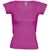 Футболка женская Melrose 150 с глубоким вырезом, ярко-розовая (фуксия) - 0631832.57