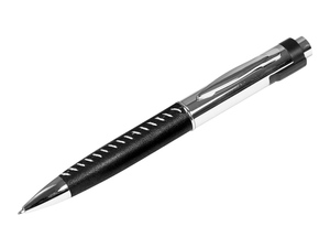 USB 2.0- флешка на 16 Гб в виде ручки с мини чипом черный,серебристый