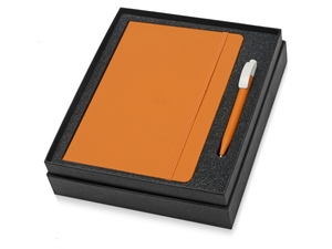 Подарочный набор Uma Vision с ручкой и блокнотом А5 оранжевый,оранжевый