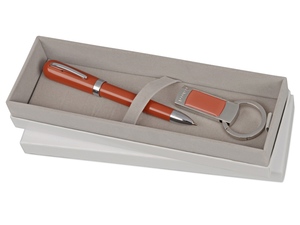 Подарочный набор: брелок с USB-флешкой на 4 Гб, ручка шариковая - 21267181