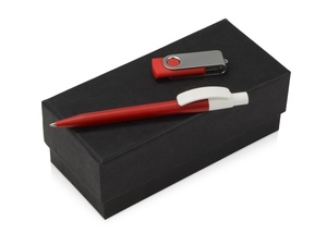 Подарочный набор «Uma Memory» с ручкой и флешкой красный