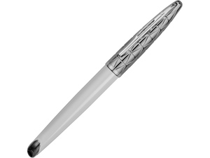 Ручка-роллер «Carene Contemporary White ST» белый,серебристый