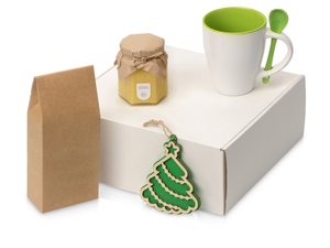 Подарочный набор «Чайная церемония» зеленое яблоко,белый