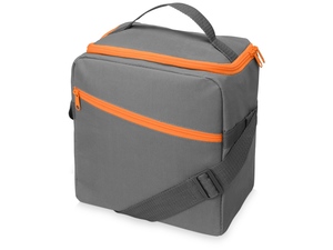 Изотермическая сумка-холодильник «Classic» оранжевый,серый
