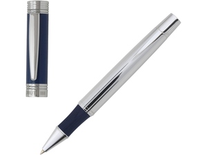 Ручка-роллер Zoom Classic Azur серебристый,синий