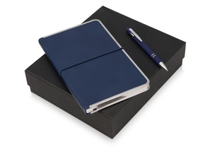Подарочный набор «Silver Sway» с ручкой и блокнотом А5 - 212700323.02