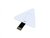 USB 2.0- флешка на 32 Гб в виде пластиковой карточки треугольной формы - 2126588.32.06