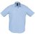 Рубашка мужская с коротким рукавом Brisbane, голубая - 0631837.14