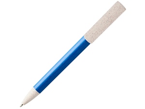 Ручка-подставка шариковая «Medan» из пшеничной соломы синий