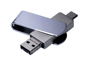 USB 2.0-флешка на 64 Гб 3-в-1 с разъемами Micro USB и USB-C - 2122610.64.00