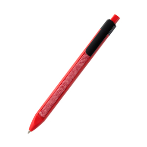 Ручка пластиковая с текстильной вставкой Kan, красная - 5121001.05