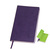 Бизнес-блокнот "Funky" A5, фиолетовый с зеленым форзацем, мягкая обложка, в линейку - 69021209/11/15