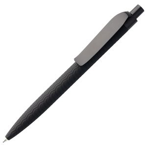Ручка шариковая Prodir QS03 PRP Tyre Soft Touch, черная - 0633232